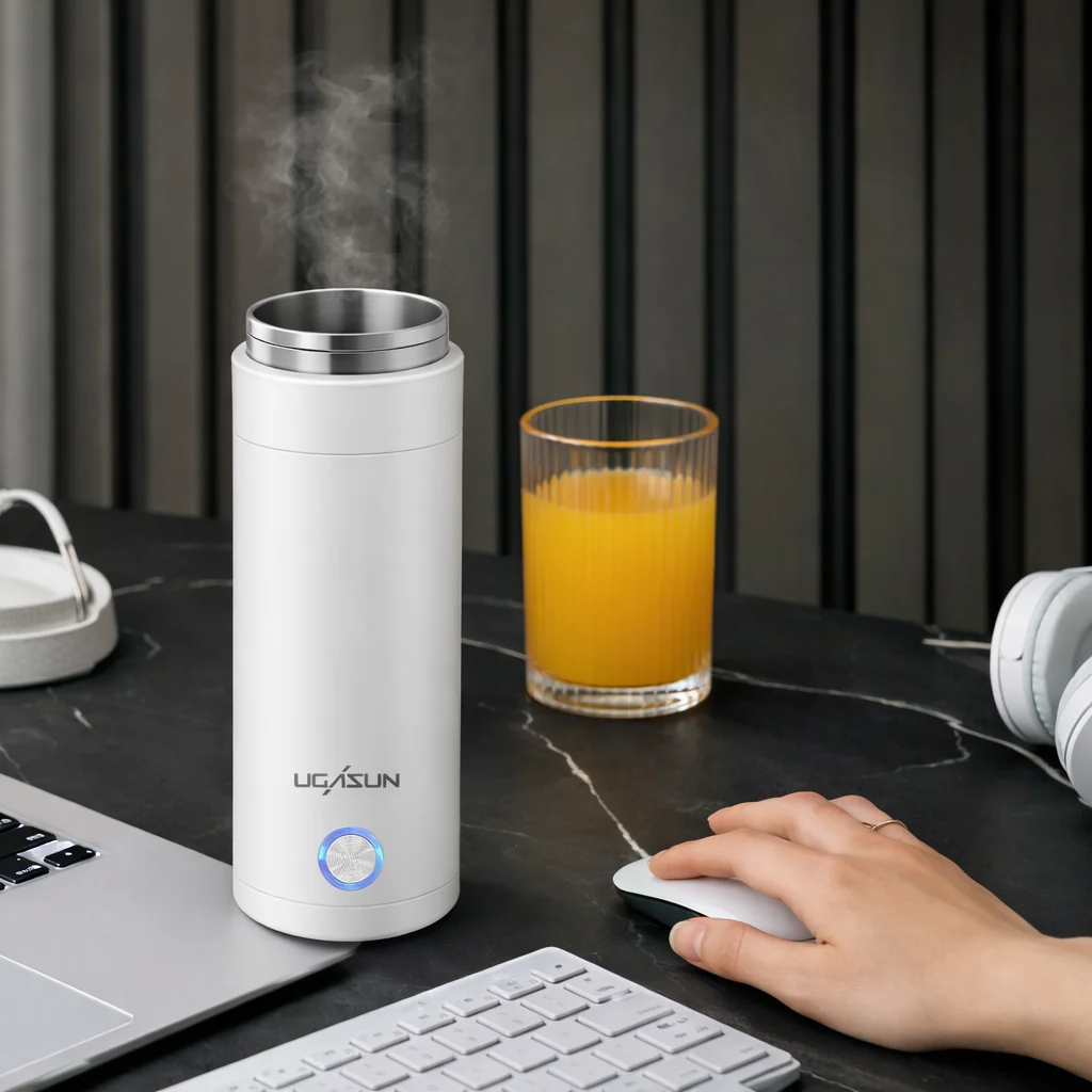 Portable Electric Kettle Stainless Steel Compact Travel - Image 2