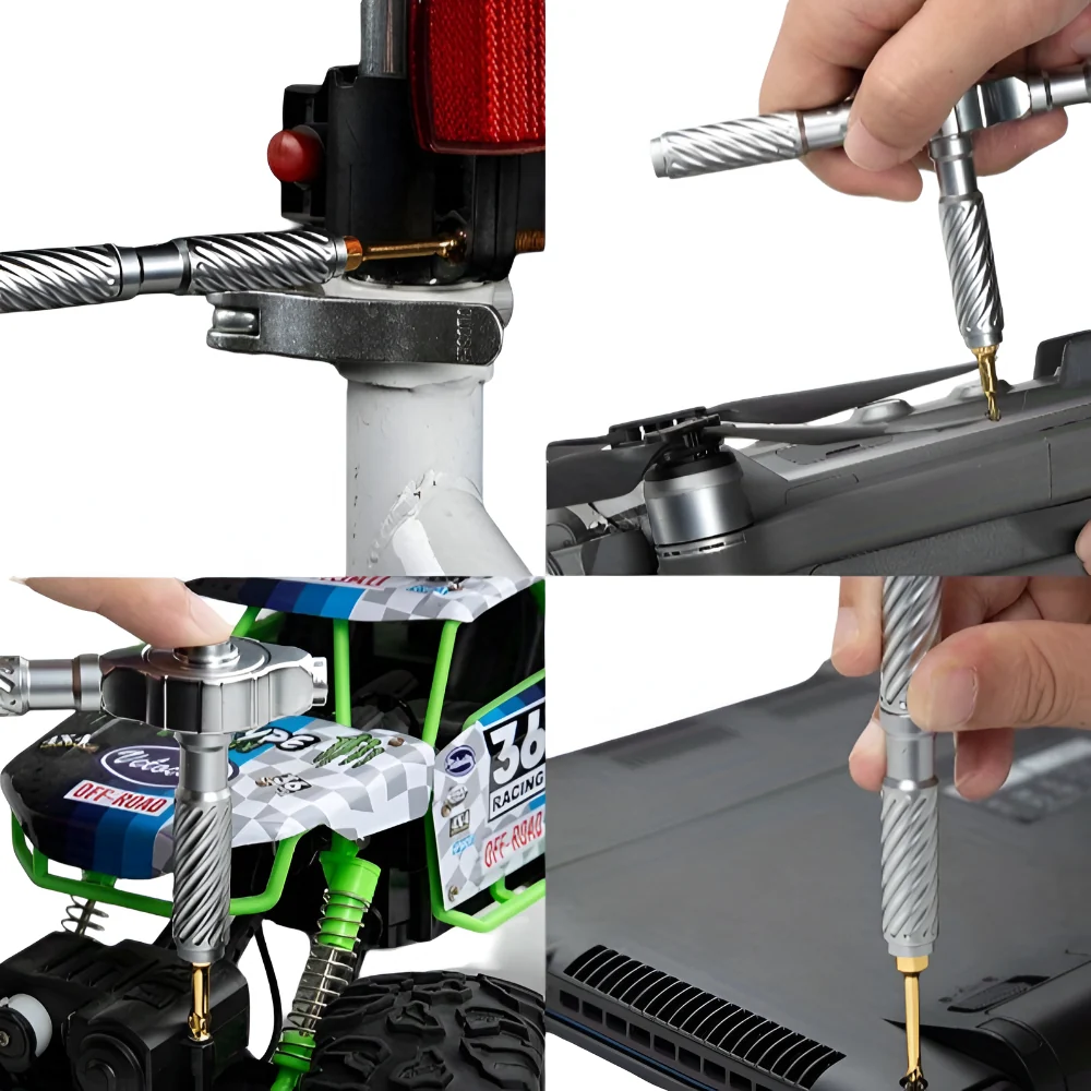 Precision Screwdriver Set Ratchet Compact Repair Toolkit - Image 2