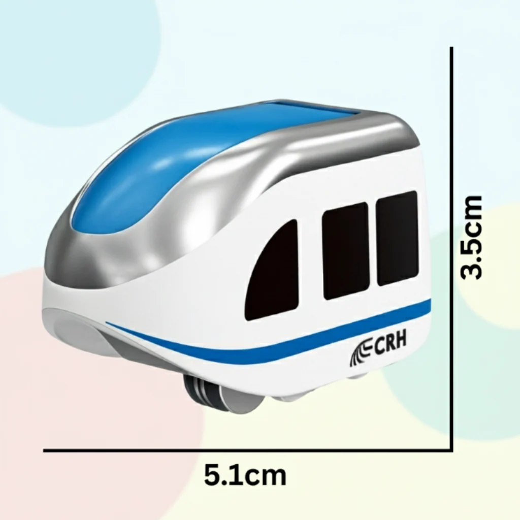 Construction Toy Electric Train Set Magnetic Playset - Image 2
