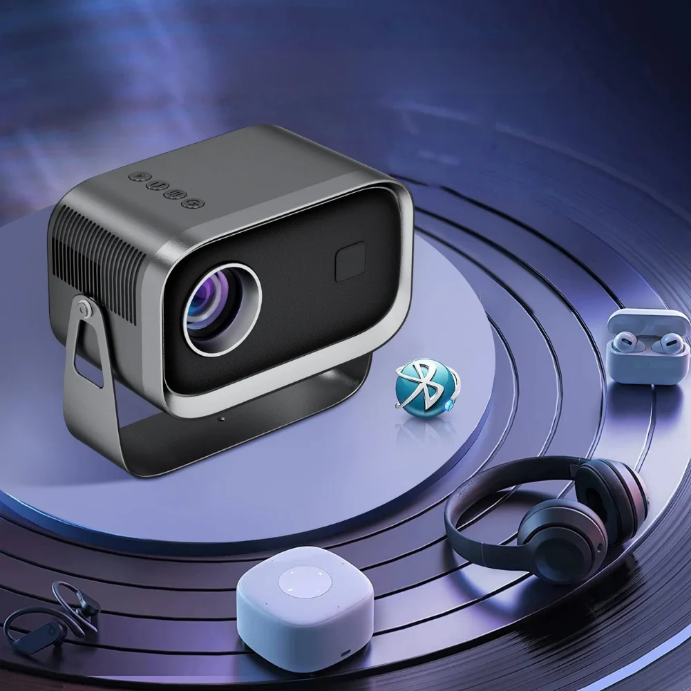 Portable Projector Mini 4K Projector Compact Lightweight - Image 2