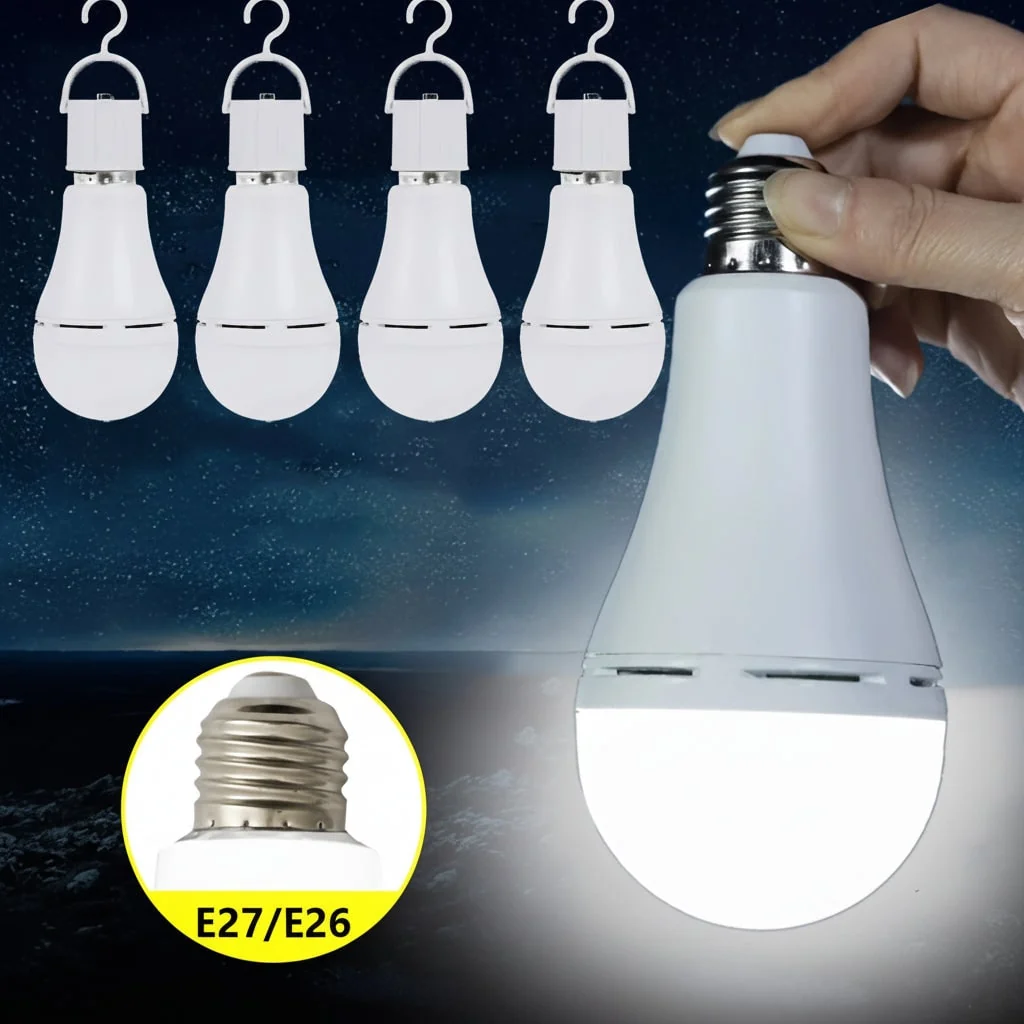 Battery-Powered Light Bulb Emergency Portable Hook Design - Image 3