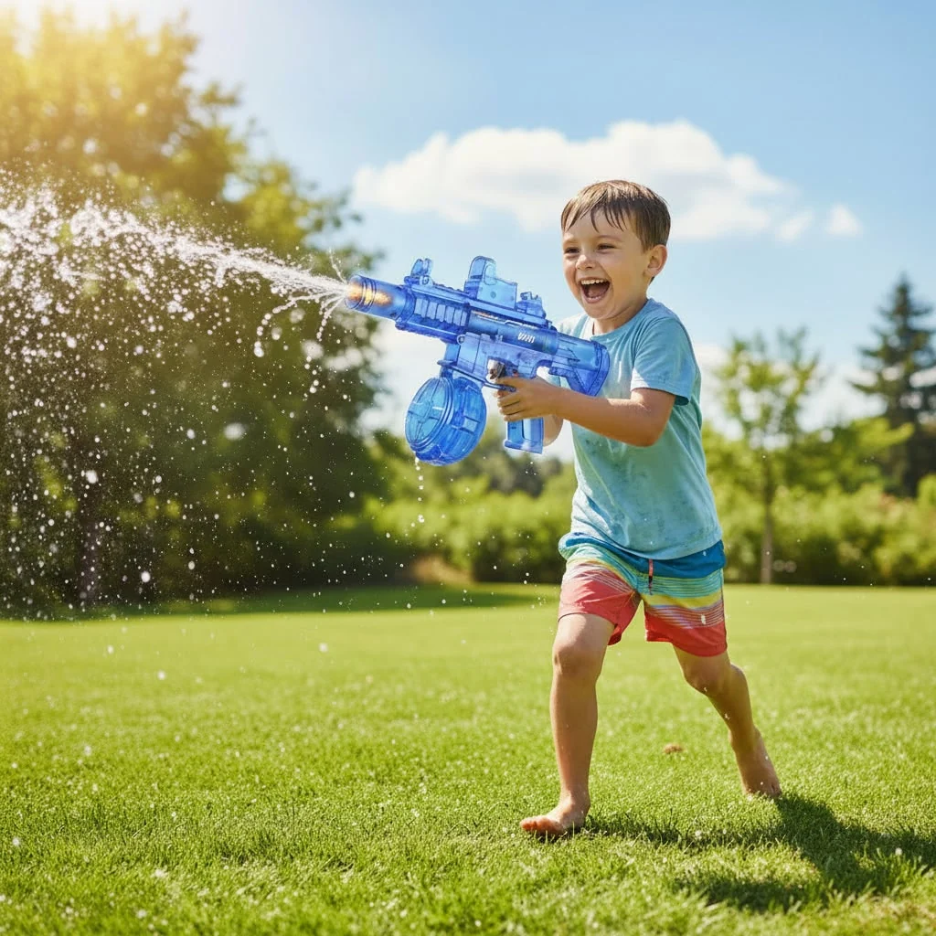 Electric Water Gun Children's Water Blaster Outdoor Fun - Image 3