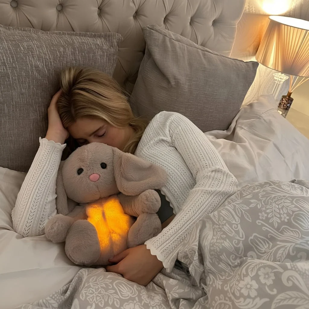 Plush Bunny Stuffed Animal Relaxation Toy Sleep - Image 3