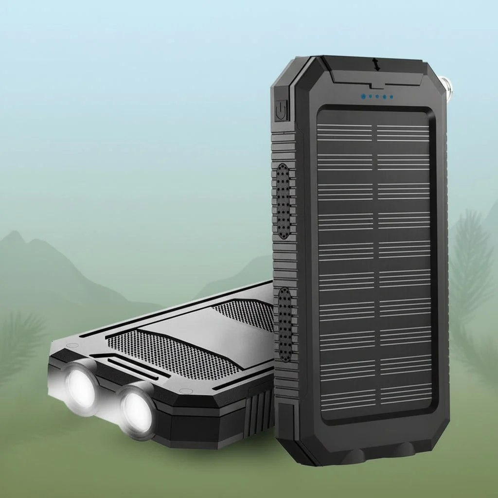 Portable Charger Solar Power Bank 20000mah Capacity - Image 3