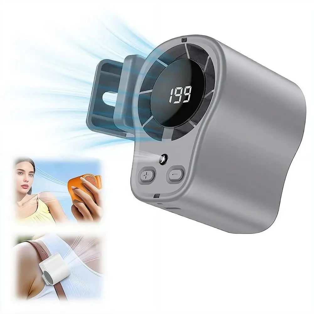 Portable Fan Rechargeable Battery Clip-On Desk Design - Image 3