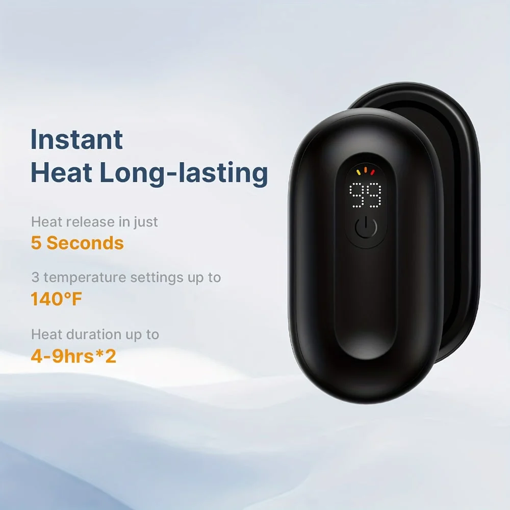 Rechargeable Hand Warmers Portable Instant Heat Device - Image 3